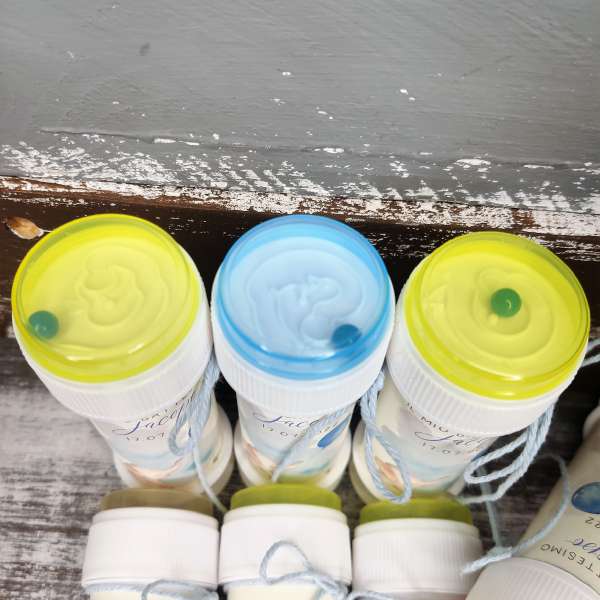 segnaposto bolle di sapone bambini ecofattoart